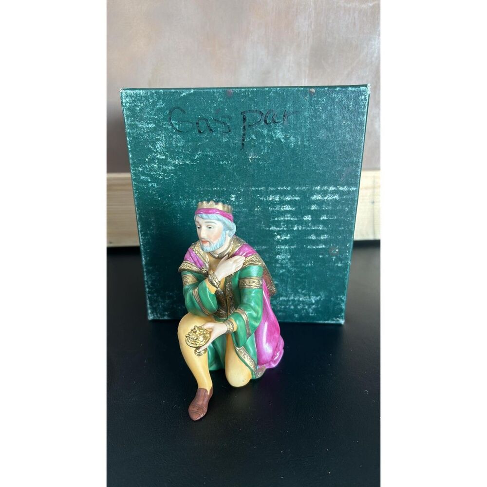 Franklin Mint Gaspar  The Nativity 1989mWiseman Figure Vintage